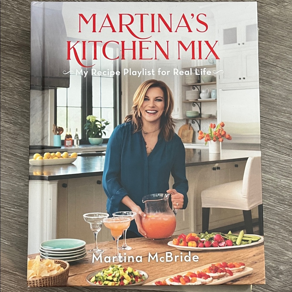 's Kitchen Mix Cookbook - White and Blue